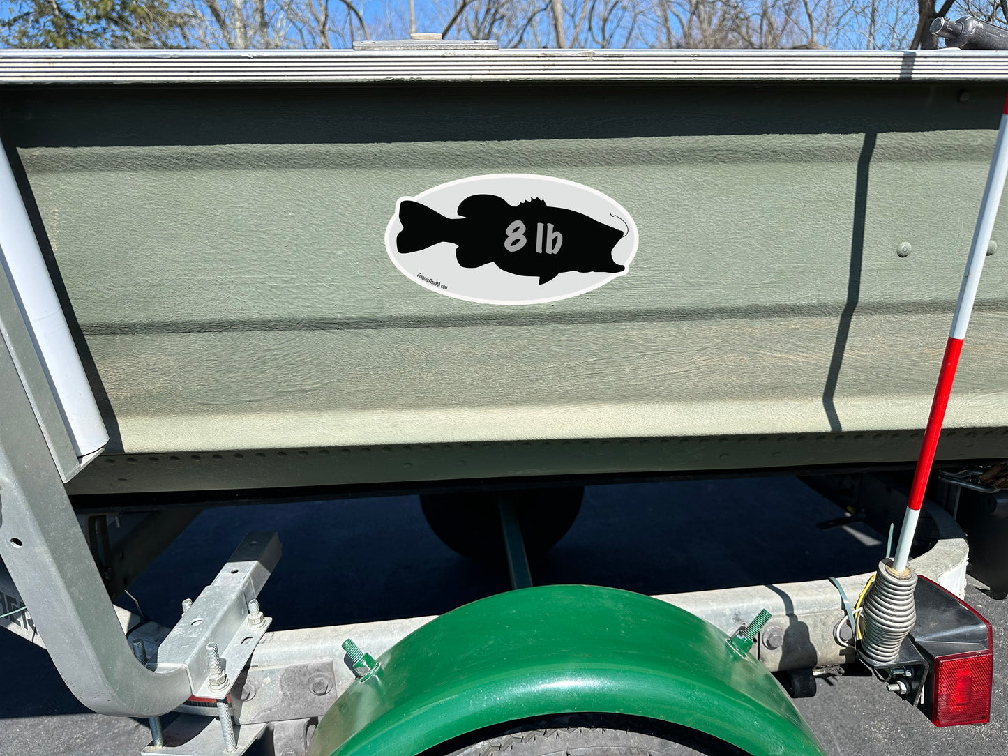 Premium Black Fatty Largemouth Bass Personal Best Vinyl Decal